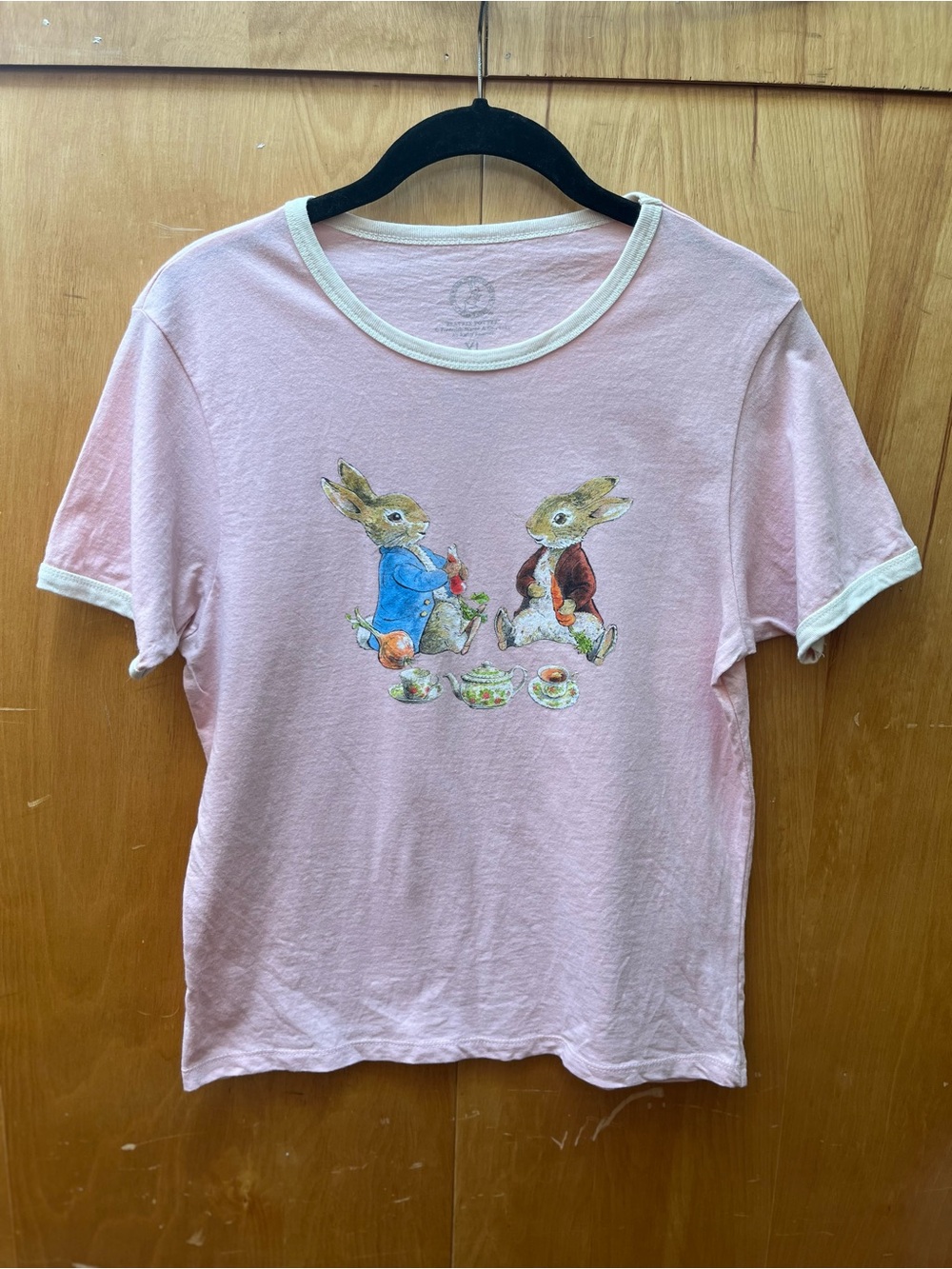 Official Beatrix Potter Peter Rabbit Ringer Graphic Tee